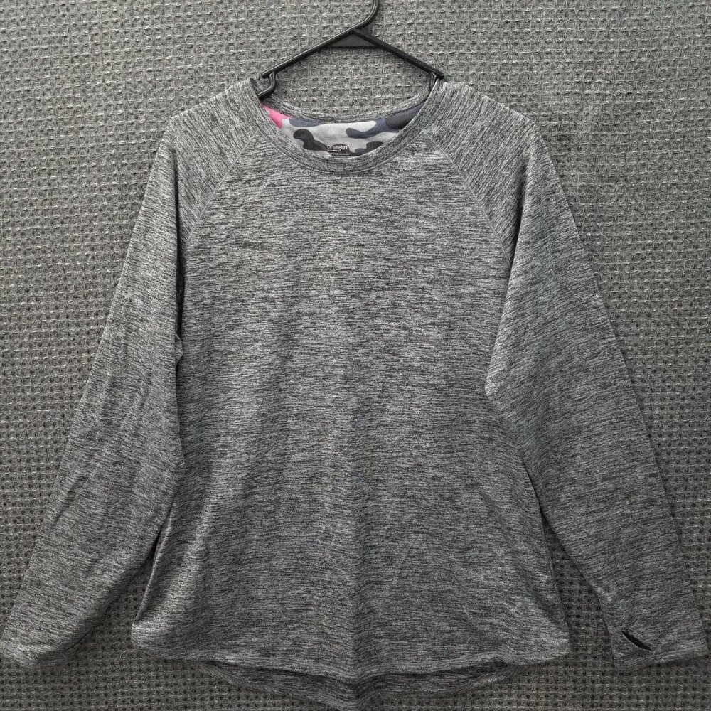 Climate Right Gray Long Sleeve T Shirt Womens XL